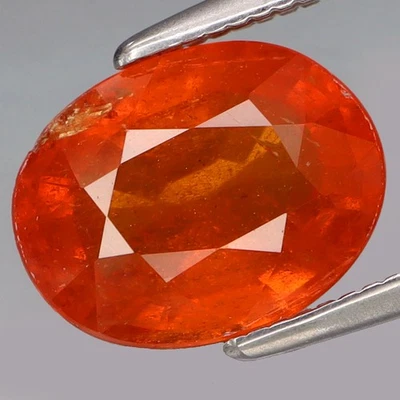 3.06Ct.Best Color! Natural Fire Mandarin Orange Namibian Spessartite Garnet - Image 1 of 4