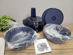Tupperware TupperWave Stapelkocher Set dunkelblau - Bild 1 von 5