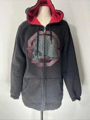 Grunge Metal Mulisha Zip Up Hoodie Size M - Image 1 of 4