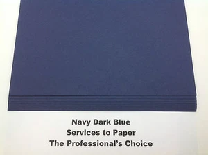 Navy Royal Dark Blue Extra Thick Craft Card A3 300gsm 25 Sheets * New Stock ** - Picture 1 of 5