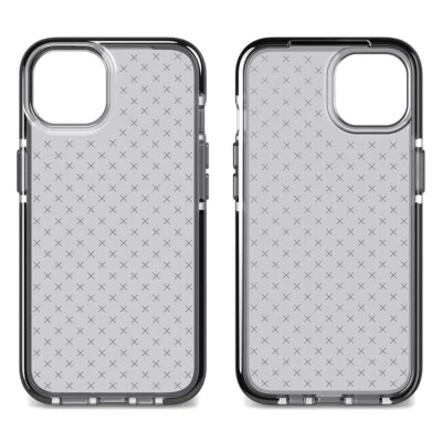 tech21 Evo Check. Drop Protection Case for iPhone 13 - Smokey Black - Image 1 of 4