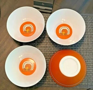 Disney Snoopy Pottery Barn peanuts Bowl holiday party Thanksgiving school SET z - Picture 1 of 11