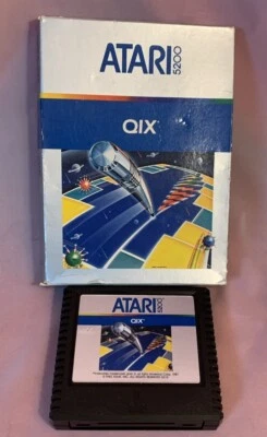 Qix Atari 5200 Cartridge With Box 1982 - Image 1 of 4