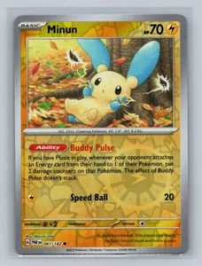 Minun SV04: Paradox Rift 061/182 Near Mint NM Reverse Holo - Picture 1 of 2