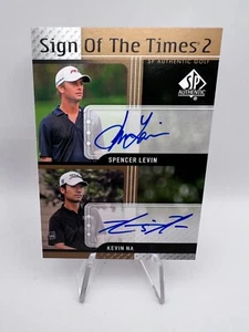 Spencer Levin/Kevin Na - 2012 SP Authentic Sign of the Times Dual Auto #ST2-SK - Picture 1 of 4