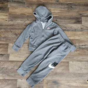 Nike 6-7 Years Hoodie and Jogger Pants Set, Girls', Cotton Blend, Fleece-Lined. - Picture 1 of 7