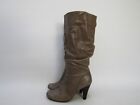 Guess Size 7.5 M Brown Zip Slouch Knee High Fashion Boots