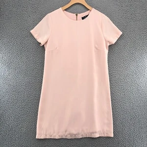 Lulus Dress Womens Extra Small Pink Shift & Shout Mini Short Sleeves Everyday - Picture 1 of 11