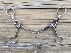 Square Mouth Three Piece Chain Bit - Picture 1 of 1
