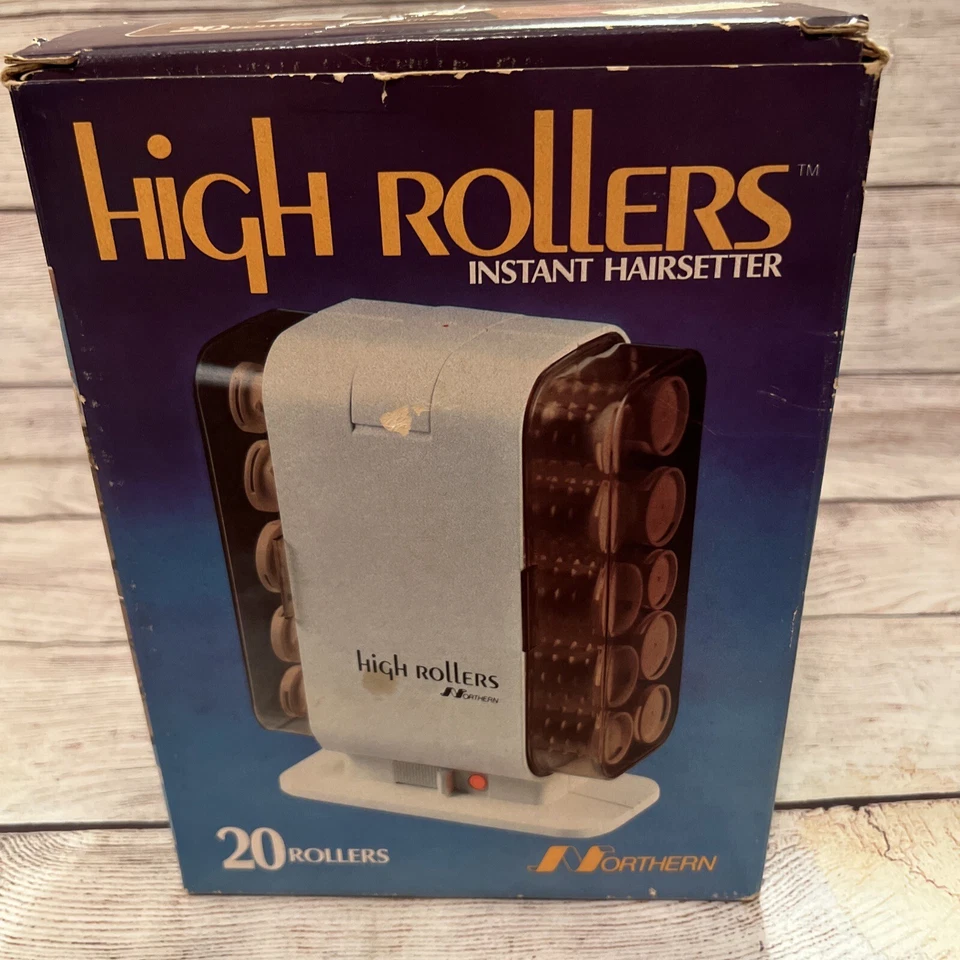 Винтажные Northern High Rollers Instant Hairsetter Sunbeam 20 Роликов Никогда не Использовались - Изображение 1 из 4