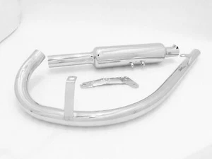 Ajuste para Royal Enfield 350cc - Silenciador de escape corto y tubo - Imagen 1 de 10