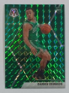 2019-20 Panini Mosaic - RC GREEN MOSAIC PRIZM - #220. CARSEN EDWARDS - Rookie!!