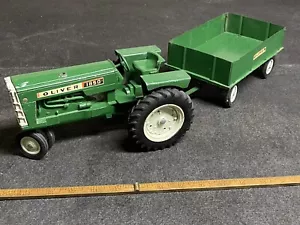 Vintage Toys ERTL Diecast Oliver 1850 Tractor and Hay Wagon Combo 1/16 Scale USA - Picture 1 of 14