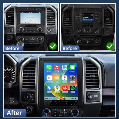 64GB ROM Car Carplay GPS Navi Radio Stereo Head Unit for Ford F-150 2016-2021 - Image 1 of 4