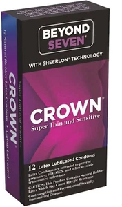 Crown Condoms, 12 Count - Picture 1 of 12