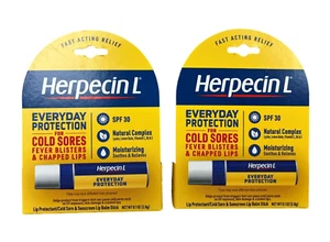 Herpecin L Lip Balm for Cold Sores & Fever Blisters 0.1oz ( 2 pack ) ^