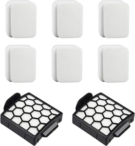 6 Foam Filter + 2 Hepa Filter Replacement for Shark ZU62 ZU60 NV255 NV150 NV251 - Picture 1 of 7