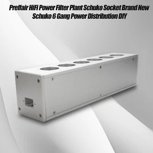 HiFi Power Purifier Power Filter Plant EU Socket 6 Ways US AC Power Conditioner - Afbeelding 1 van 11