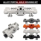 CNC Alloy Front Rear Axle Housing Set For 1/8 Losi LMT Monster Truck Upgrade
