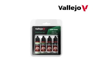 VALLEJO JUEGO COLOR - JUEGO PINTURA COLOR VERDE (4 BOTELLAS x 18ML) - 72.384 - Imagen 1 de 3