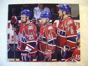 Montreal Canadiens Line 8x10 Autographed Photo Saku Koivu Mike Komisarek Higgins - Picture 1 of 5