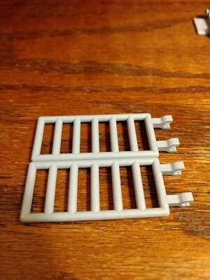 Lego Gris Escaleras 7x3 Tamaño 2 Piezas Pared Escalera Castillo Pieza Foto 1 de 2