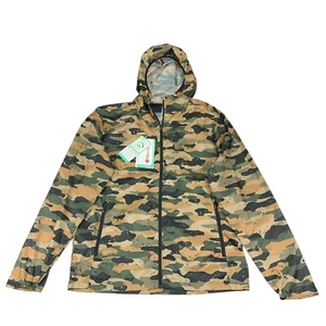Marmot Mens Brooklyn Air Camo Lightweight Windbreaker Jacket Brown M - Picture 1 of 4