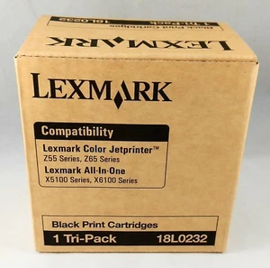 Lexmark Tri-Pack schwarz 82 18L0232 VERSIEGELTE VERPACKUNGEN - Bild 1 von 2