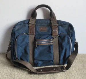 Tumi Alpha Bravo 22611BTH Blue Slim Briefcase Laptop Bag - Picture 1 of 12