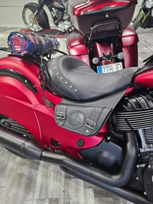 New Side Bags for Indian Chief, Springfield, Chieftain, Roadmaster 14-24 Black - Image 1 of 4