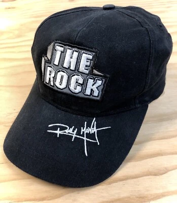 Vintage WWF WWE The Rock 'Rocky Maivia'  Dwayne Johnson YOUTH Size Snapback Hat - Image 1 of 4