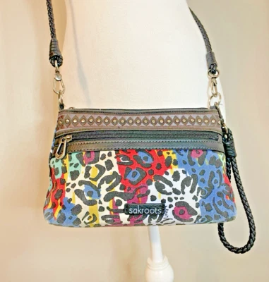 Bolso Sakroots Estampado Animal Artista Círculo Multi Manchado Muñequera Artista Círculo Foto 1 de 4