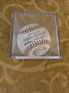 Autographié équipe de baseball ligue mineure 1938 Rocky Mount Red Sox Herb Brett Mgr - Photo 1/8