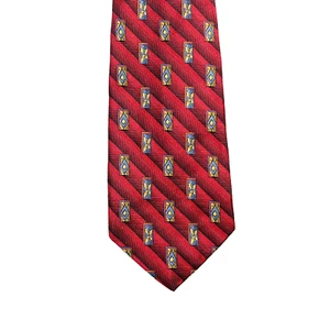 Robert Talbott Silk Necktie Red Medallion Pattern Best Of Class Nordstrom Tie - Picture 1 of 7