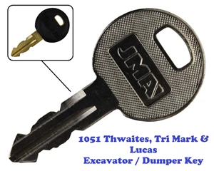 Thwaites 1051 Key KS101 1621 TM13 Thwaites Lucas Tri Mark Dumper / Excavator Key - Picture 1 of 3