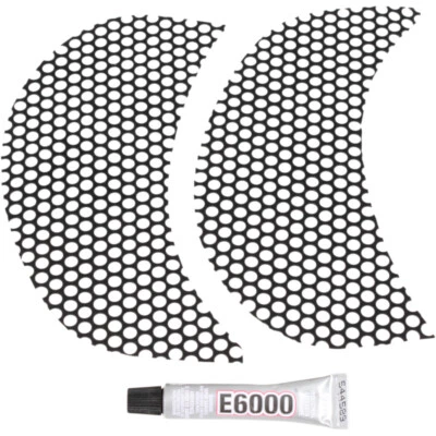 Pantalla de ventilación de carenado Klock Werks - redonda (negra) KW05-01-0368-B Foto 1 de 4