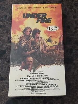 BRAND NEW Under Fire (VHS, 1984) Nick Nolte Gene Hackman RARE Sealed OOP - Image 1 of 4
