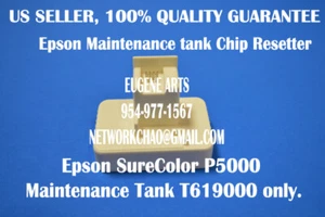 Professional Epson SureColor P5000 Maintenance Tank Chip Resetter  T619000 - Picture 1 of 3