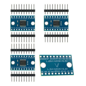 3 PIEZAS Módulo Convertidor Bidireccional Nivel Lógico 8 Canales 8 Bit TXS0108E 3v3 5v - Imagen 1 de 9