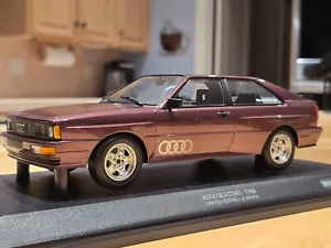 Minichamps AUDI QUATTRO 1980 1:18 NEW 155 016125 155016125 Brown/Purple - Picture 1 of 11