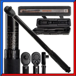 Chiave Dinamometrica 3/8 Testa a Cricchetto Prolunga Pneumatici Auto Reversibile - Foto 1 di 10