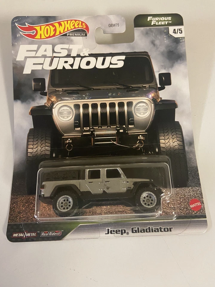 Hot Wheels Jeep Gladiator Silver #4 Fast & Furious - Furious Fleet 4/5 Premium - Image 1 of 1