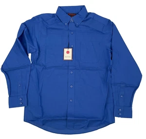 NEW Red House mens size S Non-Iron Long Sleeve Shirt Button up Blue striped NWT - Picture 1 of 13