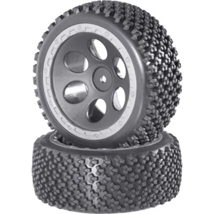 Reely 1:10 Buggy Kompletträder Rally Loch-Design Grau 2 St. - Bild 1 von 1