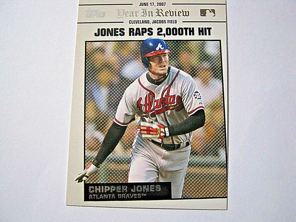Chipper Jones 20008 Topps Year In Review Insert Card #YR78 - Image 1 of 1