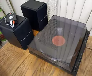 Onkyo CP-1400A Turntable Record Player + Edifier R1280DB Speakers + Pyle Preamp! - Picture 1 of 24