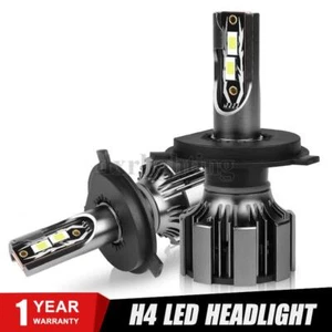 2X Kit de conversión de bombillas de faros LED H4 9003 HB2 haz alto-bajo 120W 25000LM 6000K - Imagen 1 de 10