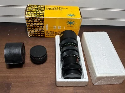 Soligor macro zoom 85-205mm f/3.8mm & 2X tele converter Lens for Canon FD Mount - Image 1 of 4