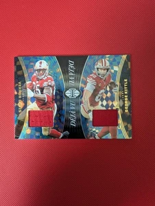 2024 Panini Illusions DejaVu George Kittle Vernon Davis Dual Patch #DV-TE - Picture 1 of 2