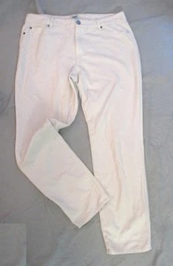 Reg Size 16 Monroe and Maine Pale Beige Stretch Pants Inseam 30" - Picture 1 of 5